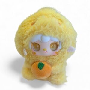 Yooki Gourmet Restaurant Mini Plush Pendant, Orange Chick